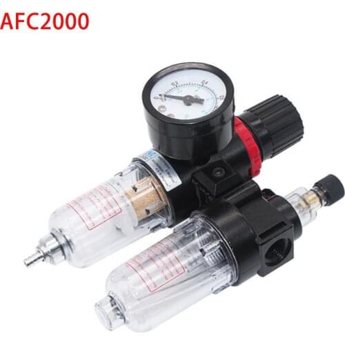 AFC2000 G1/4" Air Filter Regulator Combination Lubricator ,FRL Two Union Treatment oil water separation