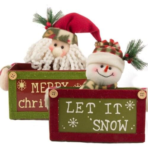 Christmas Candy Box Santa Claus storage box mobile phone box holding box Christmas supplies