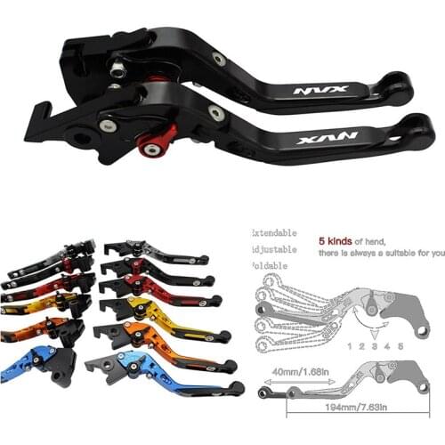 Folding Extendable Levers For YAMAHA Aerox 155 NVX 155 NVX 150 NVX 125 2015-2020 SEMSPEED CNC Motorbike Brake Clutch Levers