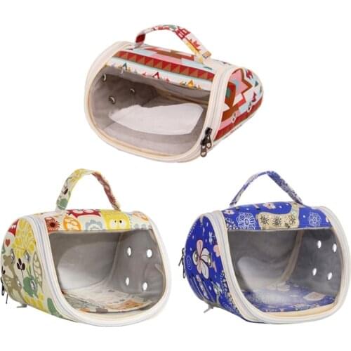 Bird Parrot Carrier Hamster Travel Bag Breathable Cockatiel Conure Outgoing Bag Chinchilla Ferret Carrying Bag for guinea pigs