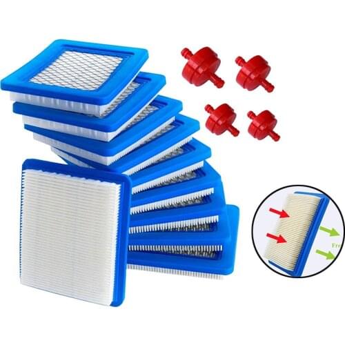 10 Pack 491588s Air Filter, Compatible for Briggs and Stratton 491588, Toro 20332, Craftsman 3364, Premium Lawn Mower
