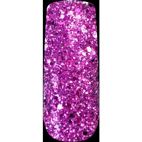 Lady DIY Beauty Nails Glitter Mix Size Purple Powder Admix Purple Hexagonal Sequins Acrylic Nail Surface Decorations 279