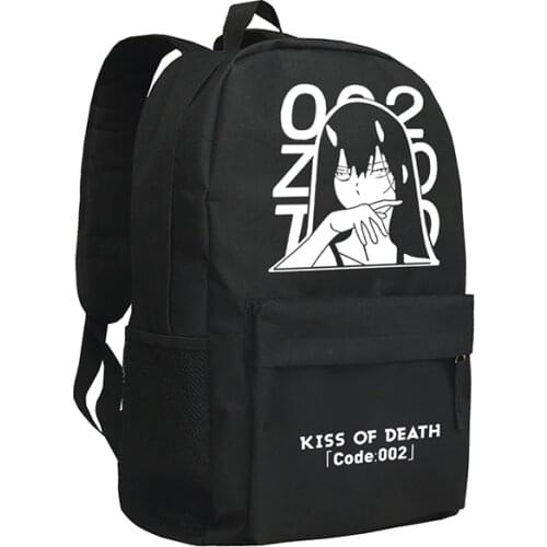 Darling In The Franxx Anime Japanese Cartoon Anime Schoolbag Oxford Waterproof Mochilas Travel Rucksack Female Backpacks Bags