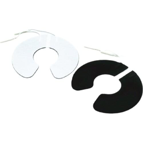 1pair Breast Enhancer Non-woven Tens Electrode Pads Gel Sticker Patch Bra for Electric Therapy Massager Machine 2mm Pin Cable