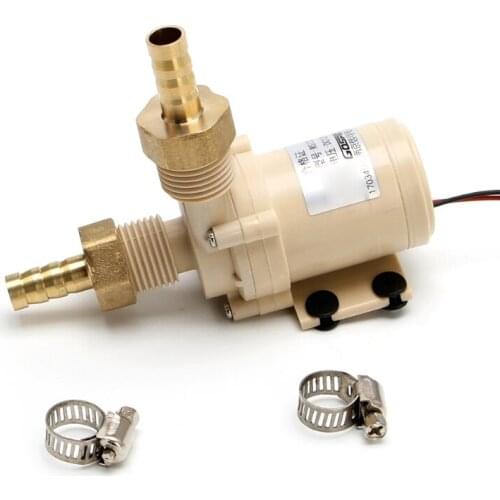 12V Solar Submersible Hot Water Pump Circulation 212 degree F Brushless Motor High Pressure