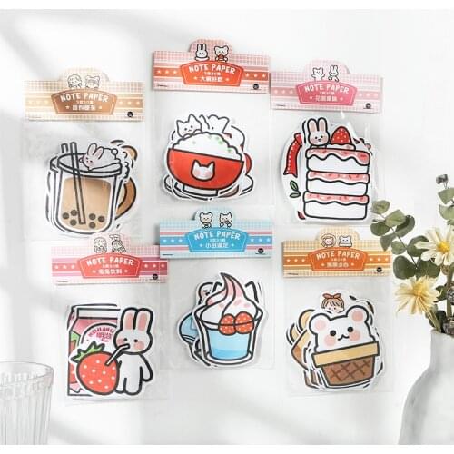 30pcs/lot Memo Pads Sticky Notes Tea talk Daily Paper notepad Daliy Scrapbooking Stickers Office School stationery