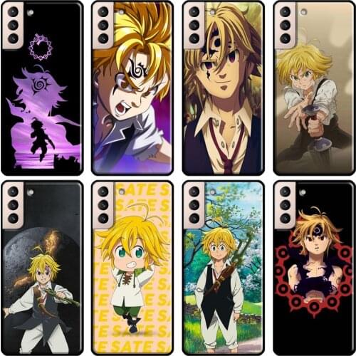 Seven Deadly Sins Meliodas Cover For Samsung Galaxy S20 FE S8 S9 S10 Plus Note 9 10 Note 20 Ultra S21 Phone Case