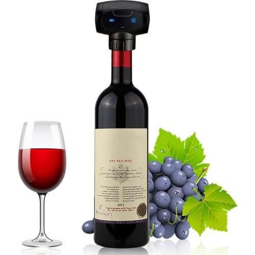 Ataller Electric Smart Wine Stopper Fits Reusable Wine Vacuum Pump Keep Fresh Bar Tools Automatic Vacuum Wine Saver