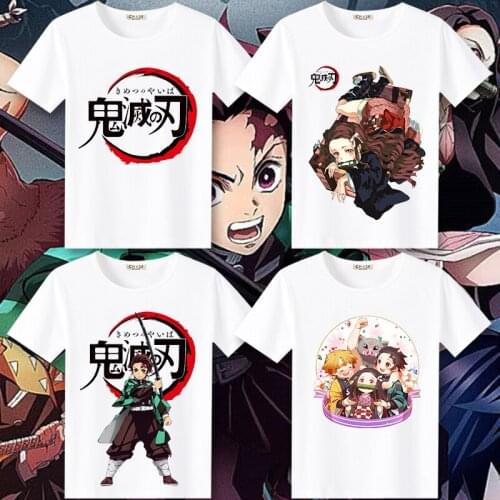 Demon Slayer Cosplay T Shirt Kamado Tanjirou Nezuko 3D Print T-Shirt Summer Graphic Tees Crew Neck Harajuku Casual Top Costume