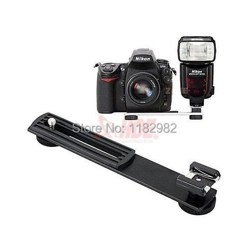 Camera Flash Bracket Hot Shoe DC Camera Arms Bracket Stand Mount For Ca@on 350D 450D Ni@on D90 D3100 D5000 DSLR Free Shipping