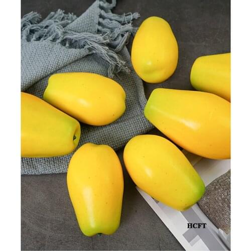 Party festive props home hotel restaurant Shop Store decoration artificial Simulation pawpaw Papaya fake tropical fruit model