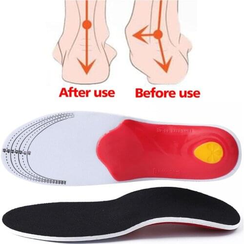 Premium Orthotic Gel High Arch Support Insoles Gel Pad 3D Arch Support Flat Feet For Women / Men orthopedic Foot pain Unisex