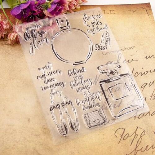 Transparent Clear Silicone Stamps for DIY Scrapbooking/Card Making/Kids Fun Decoration Supplies