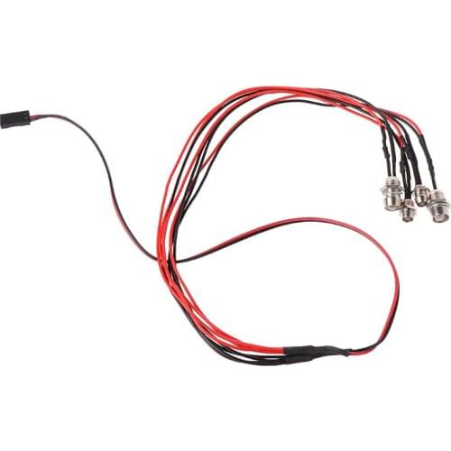 RC On-Road Model Drift Car New LED Night 5mm & 3mm Headlamps Headlights Light 634F