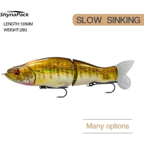 Jointed bait Minnow Fishing Lure 28g Multi Jointed Sections Crankbait Artificial Hard Bait Bass Trolling Pike Carp Fishing Tools
