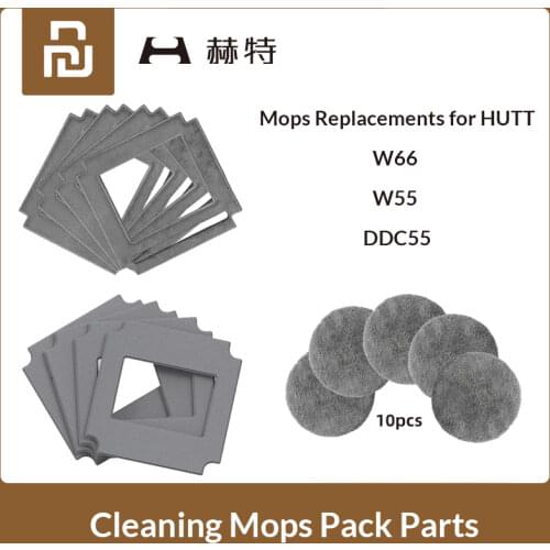 Original HUTT W66 W55 DDC5 DDC55 Mops for Electric Window Cleaner Robot Mops Spare Parts Kits Accessories