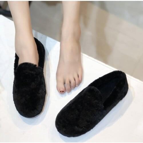 New wool shoes with round head and light top for fall 2019