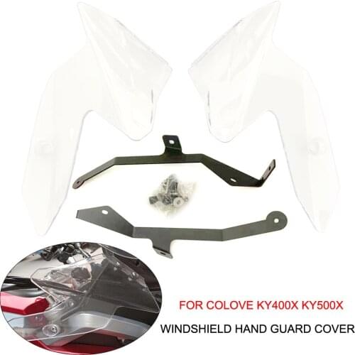 Windshield Side Wind Deflectors For Colove KY400X KY500X KY 500X KY 400X