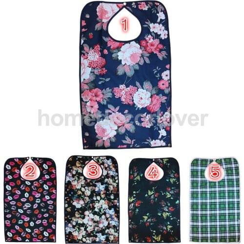 Waterproof Detachable Bib Adult Mealtime Cloth Protector Disability Aid Apron - 5 Colors Available