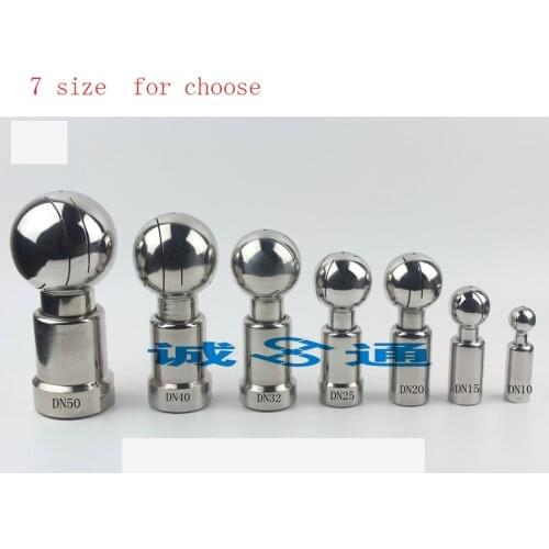 Free shipping 1/2'' - 2'' Female Thread CIP Tank Cleaning Rotary Spray Ball SS 304 many size for choos in here