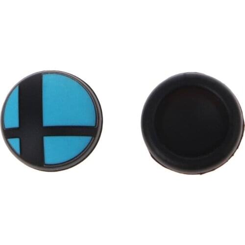 1 Pair Analog Thumb Stick Silicone Skin Grips Anti-Skid Joy Con Cap Replacement for Switch NS Console Controller