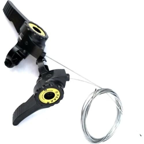 1 Pair 12/21 Speed Bike Thumb Shifter with Inner Cable Bikes Thumb Gear Shifter