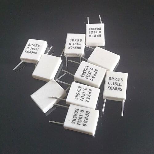 10 piece KOA 0.15R 5W Non-inductive resistance HiFi Cement non-inductive resistor