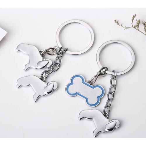 12pcs/lot Cocker keychain key ring Cocker Spaniel dog key chain key holder cute portachiavi chaveiro llavero mujer free shipping