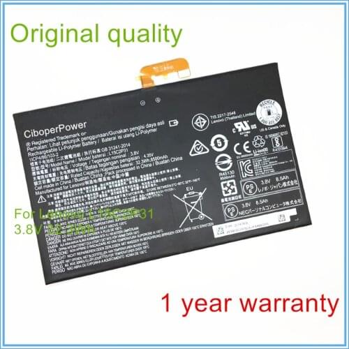 3.7V 32.3W original battery L15C2P31 for L15C2P31Free shipping