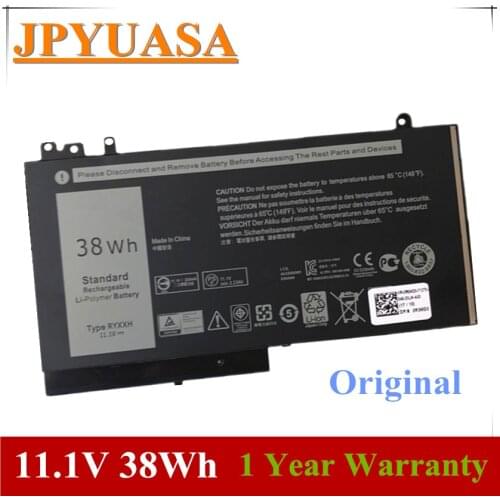 7XINbox 11.1V 38Wh Original RYXXH 5TFCY 09P4D2 Laptop Battery For Dell Latitude 12 5000 3160 E5250 E5450 E5550