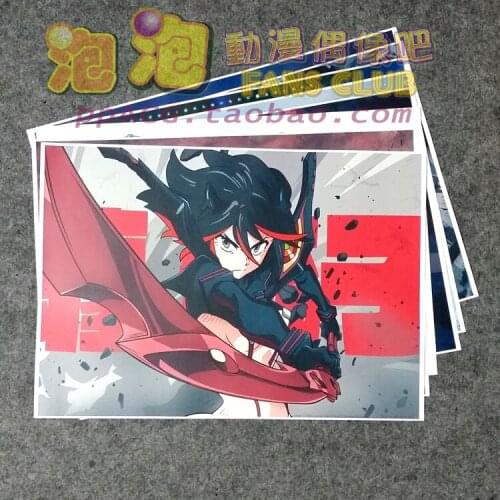 8Pcs KILL la KILL Anime Picture Posters Figures Poster 42x29cm for Wall Home Decoration Kids Adult Gift