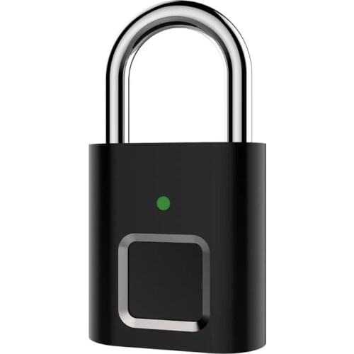 Anytek L34 USB Rechargeable Keyless Lock Smart Fingerprint Padlock Security for Door Locker Travel Bag Suitcase Safety Lock