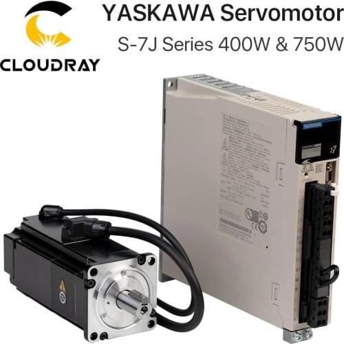 Cloudray YASKAWA Servo Motor S-7J Series Motor Driver SGM7J+SGD7S 400W & 750W