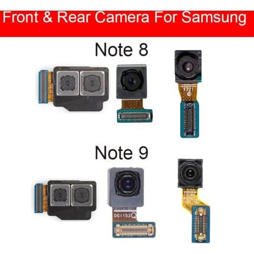Front Back Rear Camera For Samsung Galaxy Note 8 N950F N950U N950N Note 9 N960F N960N N960U Iris Scanning Camera Flex Cable