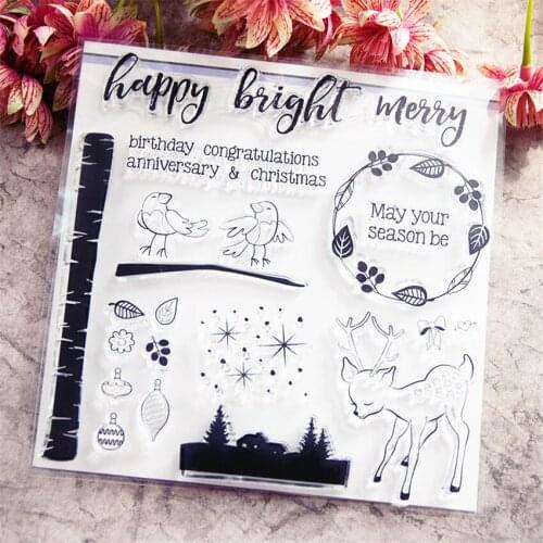Hot selling Ship transparent clear stamp / silicone seal roller stamp DIY scrapbook album / card production