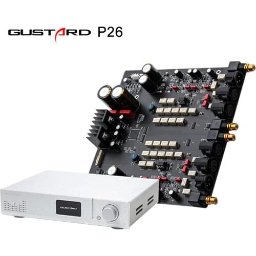 GUSTARD P26 Fully Balanced Preamp LM49860 HIFI Pre Amplifier DAC