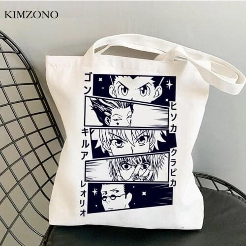 Hunter x Hunter shopping bag shopping handbag shopper eco canvas jute bag bag string bolsas ecologicas jute cabas