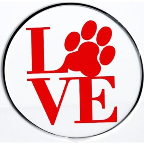 3 Pieces Customization Love Car Stickers Decal Car-Styling For vw volkswagen audi ford bmw e46 Benz renault opel car accessories