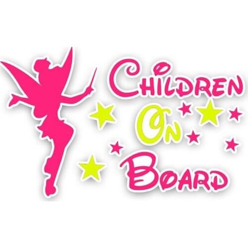 Creative Beautiful of Fairy Colored Car Stickers Pvc Personality Fashion Body Windows Exquisite Waterproof Decal Decorate