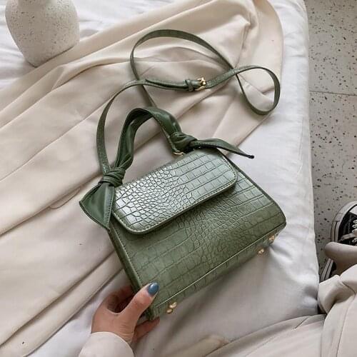 Crocodile Pattern PU Leather Crossbody Bags For Women 2020 Fashion Small Shoulder Handbags Female Summer Tote Bag