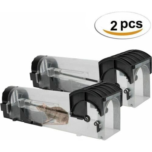 1/2Pcs Reusable Mouse Trap Rodent Mice Live Catcher Indoor Outdoor Small Animals Cage Mouse cage mousetrap mouse trap mousetrap