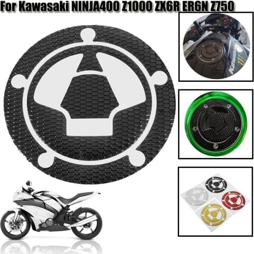 Motorcycle Sticker Fuel Tank Pad Gas Oil Cap Protector Cover Guard Accessories for Kawasaki NINJA400 Z1000 ZX6R ER6N Z750