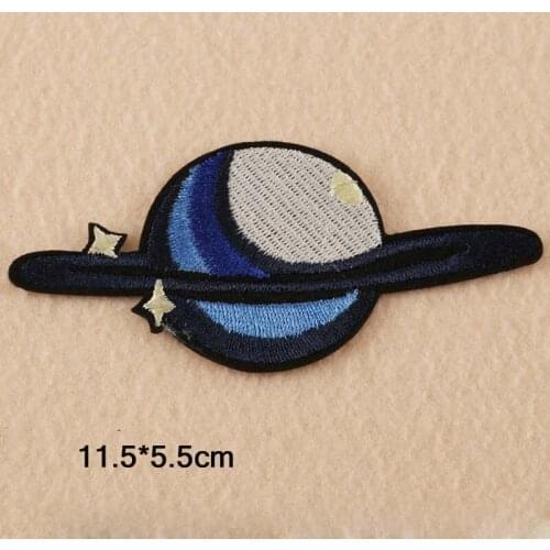 Planet Iron On Patch Embroidered Embroidery Clothes Patch For Clothing Clothes Stickers Garment Apparel Accessories