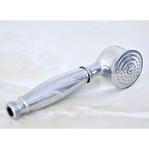 Polished Chrome Brass Telephone Shape Hand Spray Handheld Shower head / Bathroom Accessory (Standard 1/2") ahh017