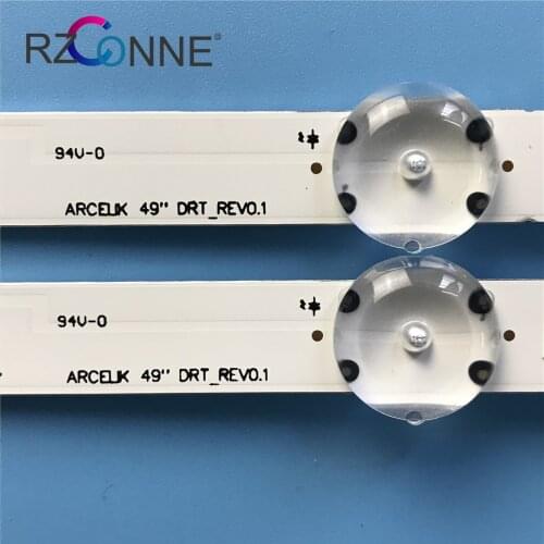 LED Backlight strip 4 lamp for ARCELIK 49'' DRT_REV0.1 ZVA65600-AA 49VLX7730 SP BP WP B49L8752 5S A49L8752 5S 057T49-C15 C13 C09