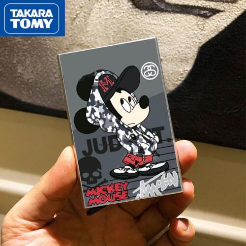 TAKARA TOMY Pokemon Pikachu Cartoon Creative Personality Metal Automatic Pop-up Card Case Anti-degaussing Card Holder