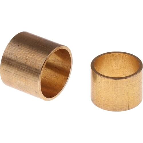 MagiDeal Walking Stick Trekking Hiking Cane Poles Protector - 16mm/14mm Prevent Crack Brass Ring Loop Rod Hoop