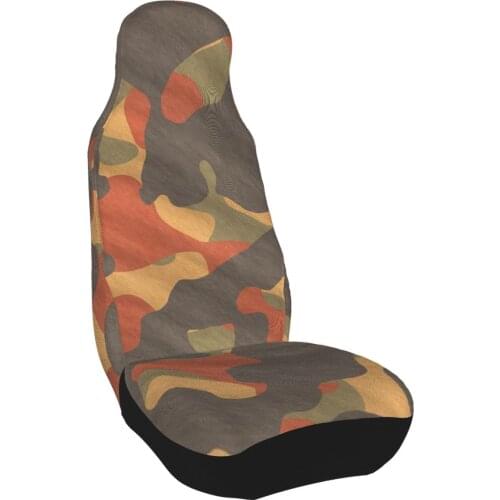 Universal Amouflage Front Seat Cover Decorate car seat cushions to prevent stains for Car SUV