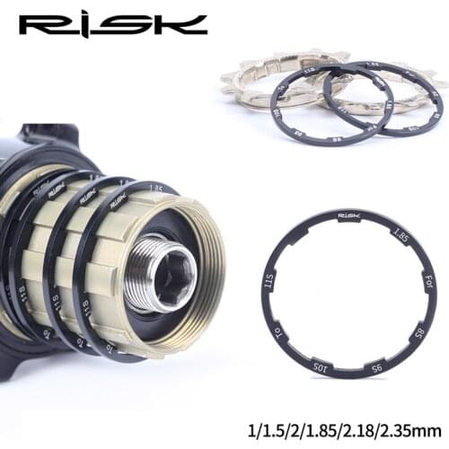 RISK Bike Hubs Spacers MTB Road Bicycle Bottom Bracket Washer Grooved Type Hub Flywheel Cassette Gasket 10S 11 Speed Adapter