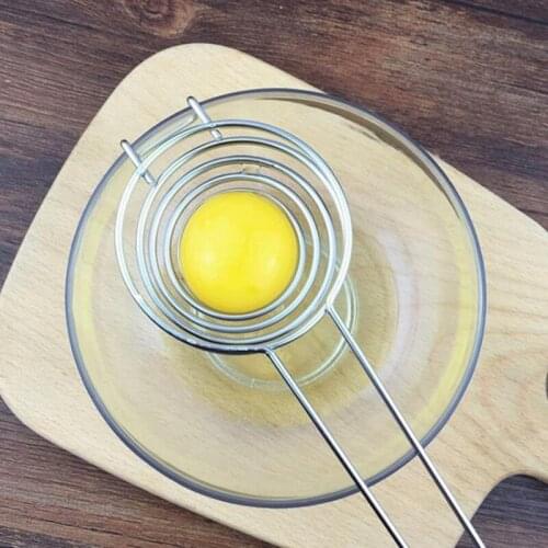 Egg Separator White Yolk Sifting Home Kitchen Chef Dining Cooking Gadget Egg Divider Egg Tools F20173847